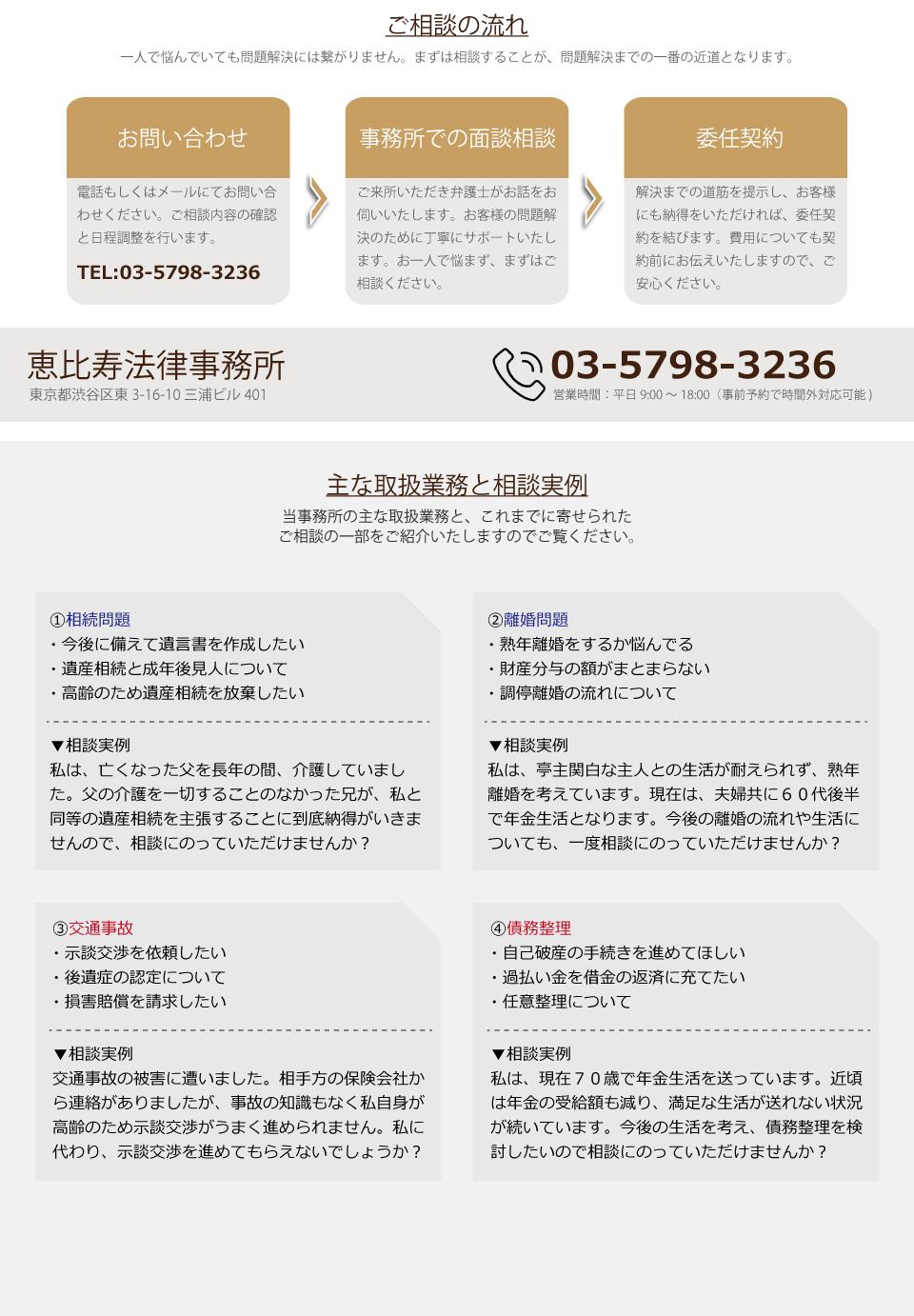 ご相談の流れ