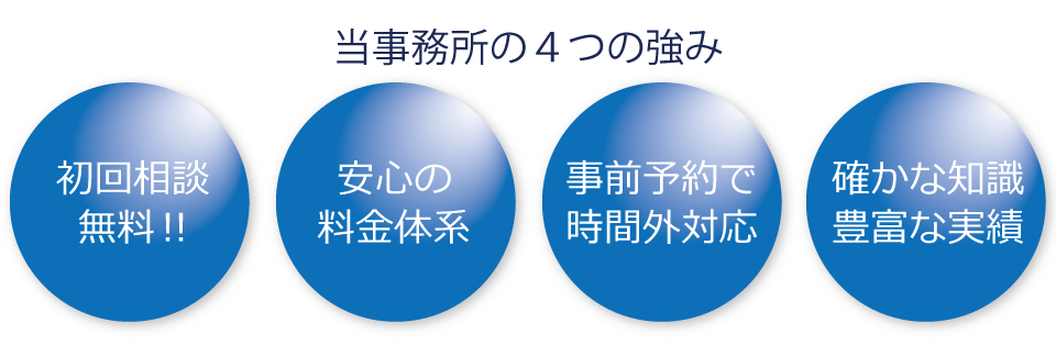 当事務所の４つの強み