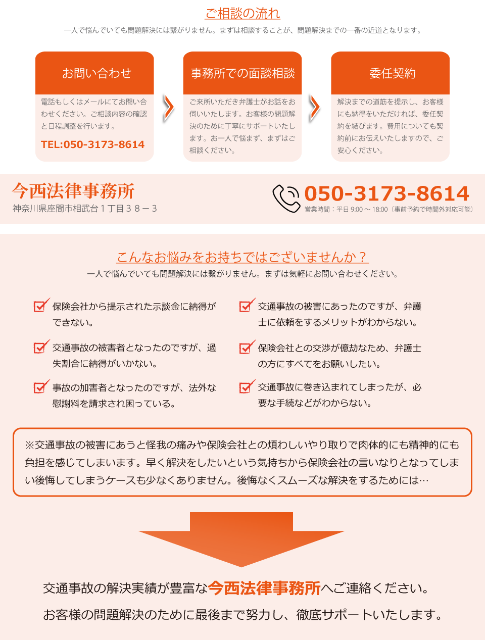 ご相談の流れ